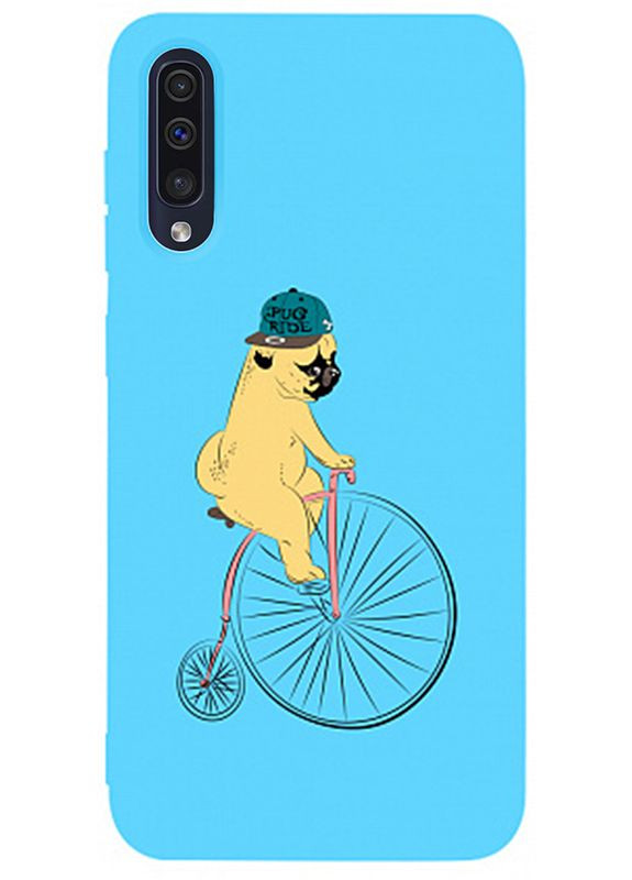 Чехолнакладка Matt TPU 2mm Print Case Samsung Galaxy A30s/A50/A50s #10 Dog Ride Sky Blue Toto (301782774)