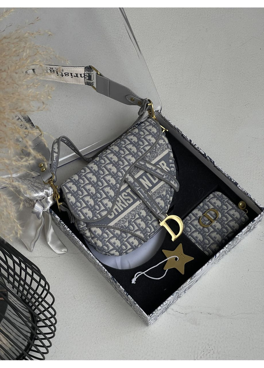 Женская сумка седло. Подарочный набор Saddle женский 4 предмета No Brand (369935048)