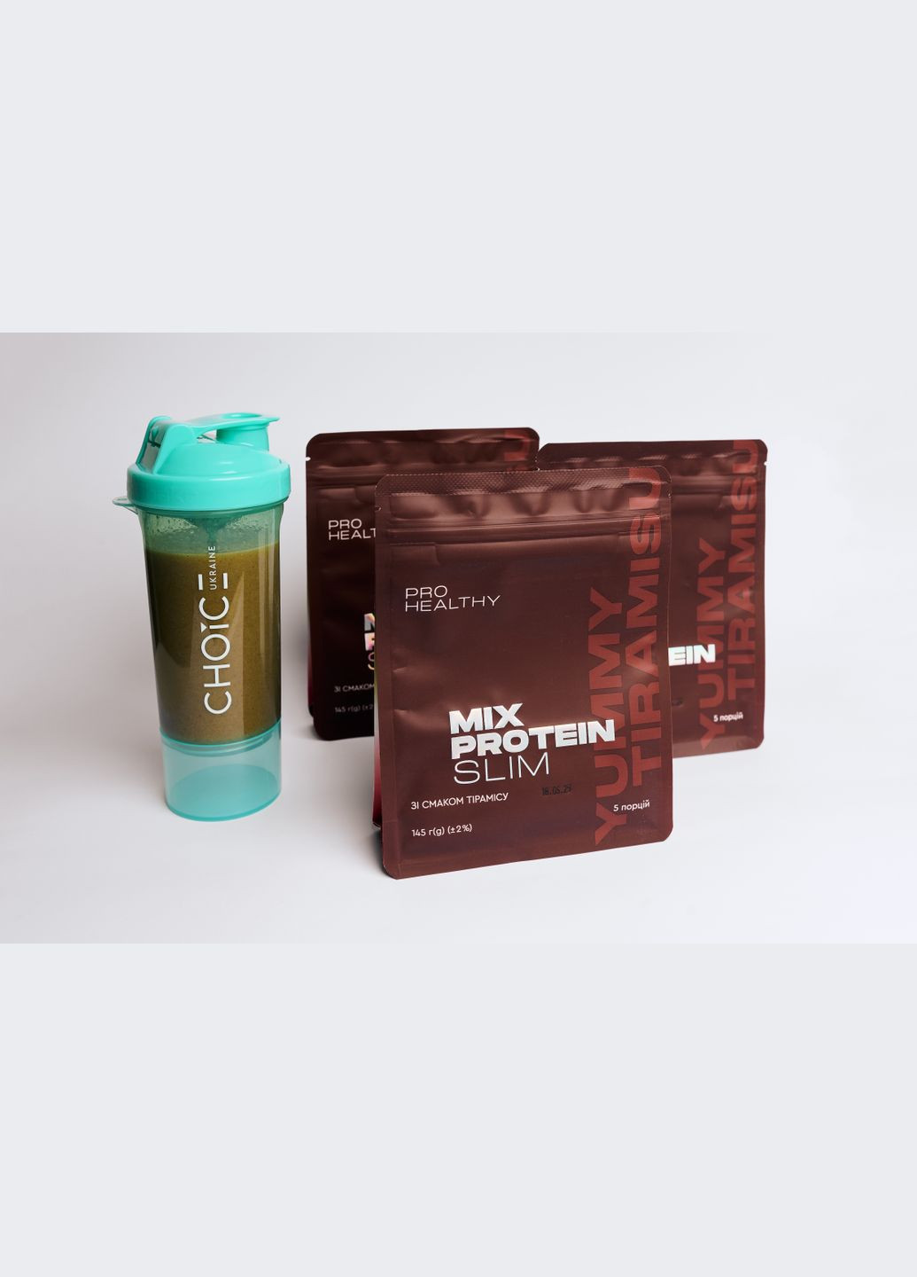 Низкокалорийный питательный коктейль со вкусом тирамиса для интенсивного снижения веса Mix Protein slim от CHOICE (339869836)