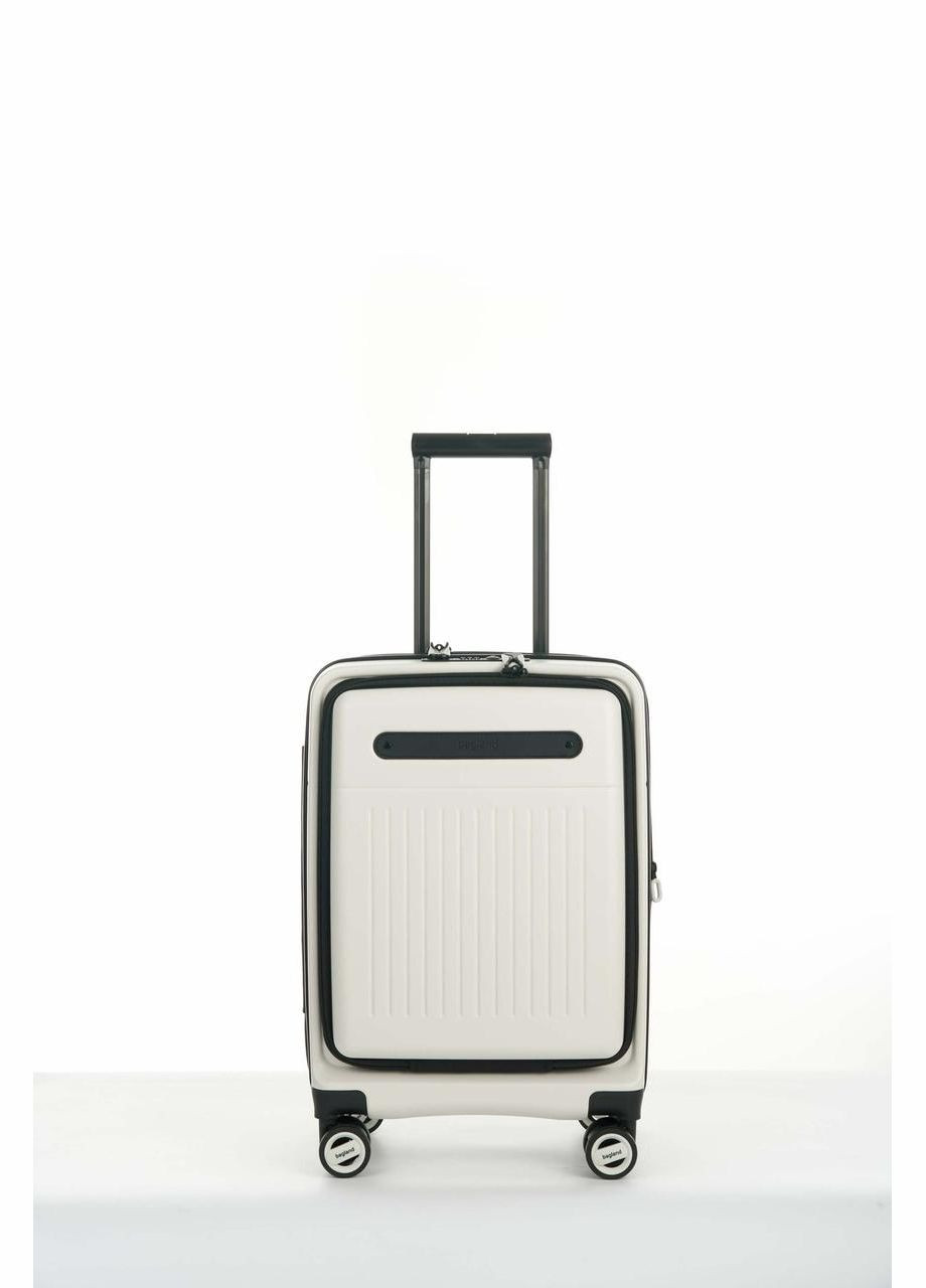 Дорожный чемодан маленький 40л пластиковый с отделением для ноутбука 4х колесный Velo (00322020) Bagland (319710769)