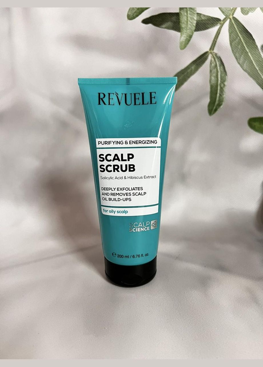 RV_Скраб для кожи головы "Очистка и зарядка энергией", 200 мл REVUELE (347243535)