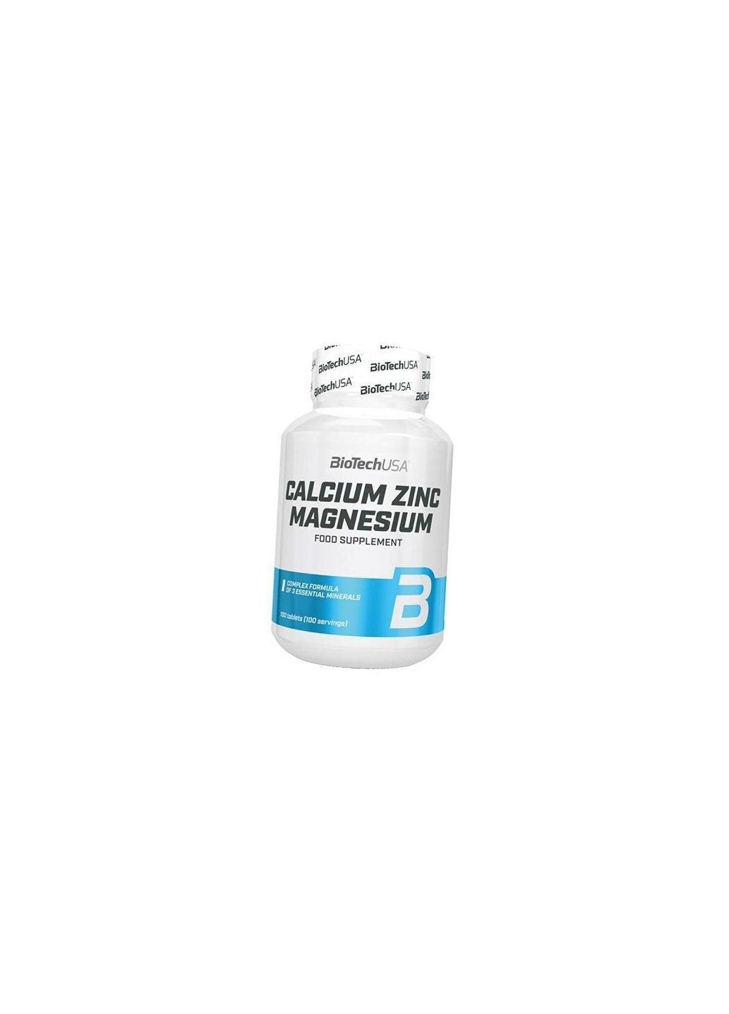 Мультимінерали, Calcium Zinc Magnesium, BioTech (USA) 100таб (36084004) Biotechusa (315783634)