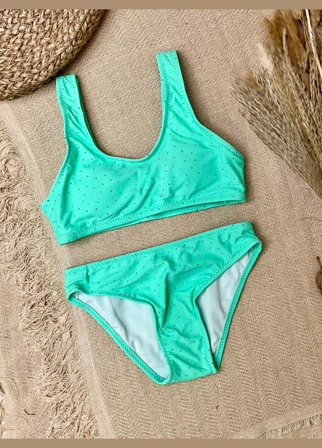 М'ятний літній яскравий купальник Україна