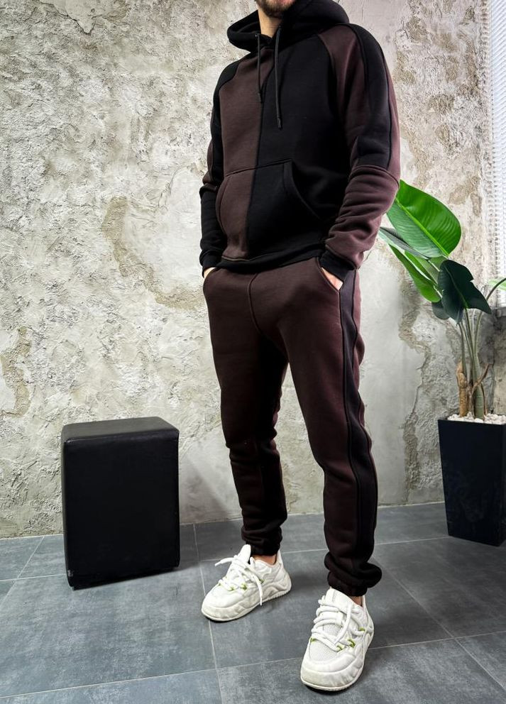 Спортивный костюм утеплённый No Brand (365757402)