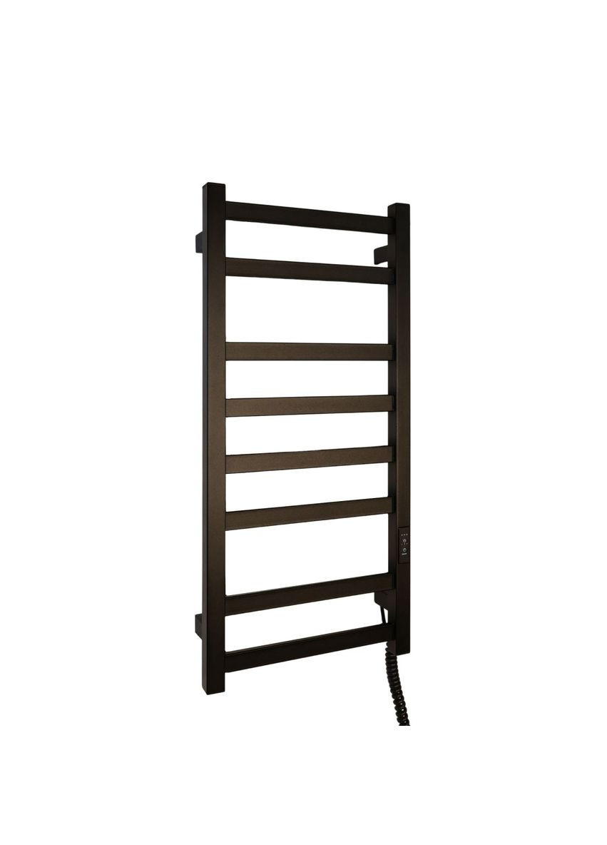 Рушникосушарка електрична з контроллером Чорний мат 790*370 Carino LUCA (367604539)