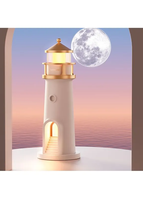 Ночник маяк с проекцией луны LightHouse проектор луны с аккумулятором Furminator (388599575)