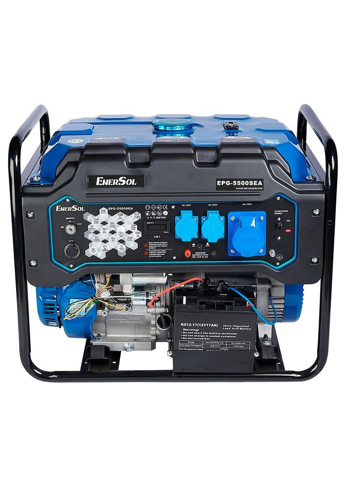 Генератор бензиновий 230В 5/5.5кВт електростартер двигун ES-390G 78.4кг EnerSol (370616978)