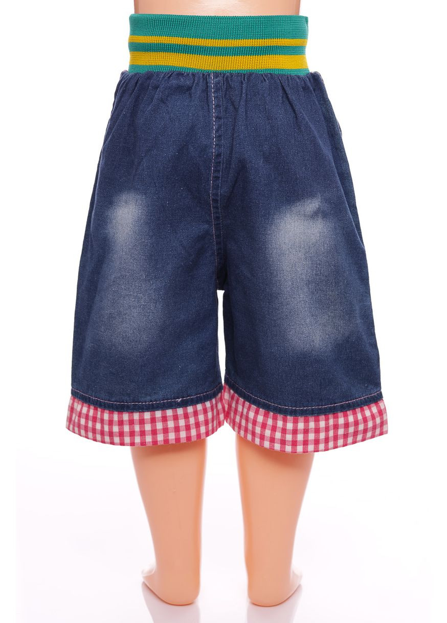 Бриджи джинсовые для девочки с бабочкой голубой 116 см (38532) BABYKROHA (297199021)