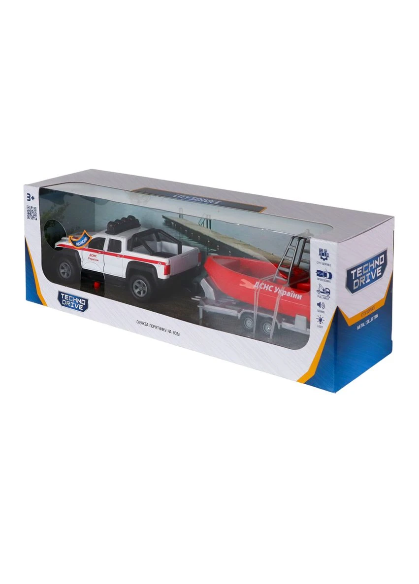 Игровой набор - Служба спасения на воде (свет, звук) TechnoDrive (401684608)
