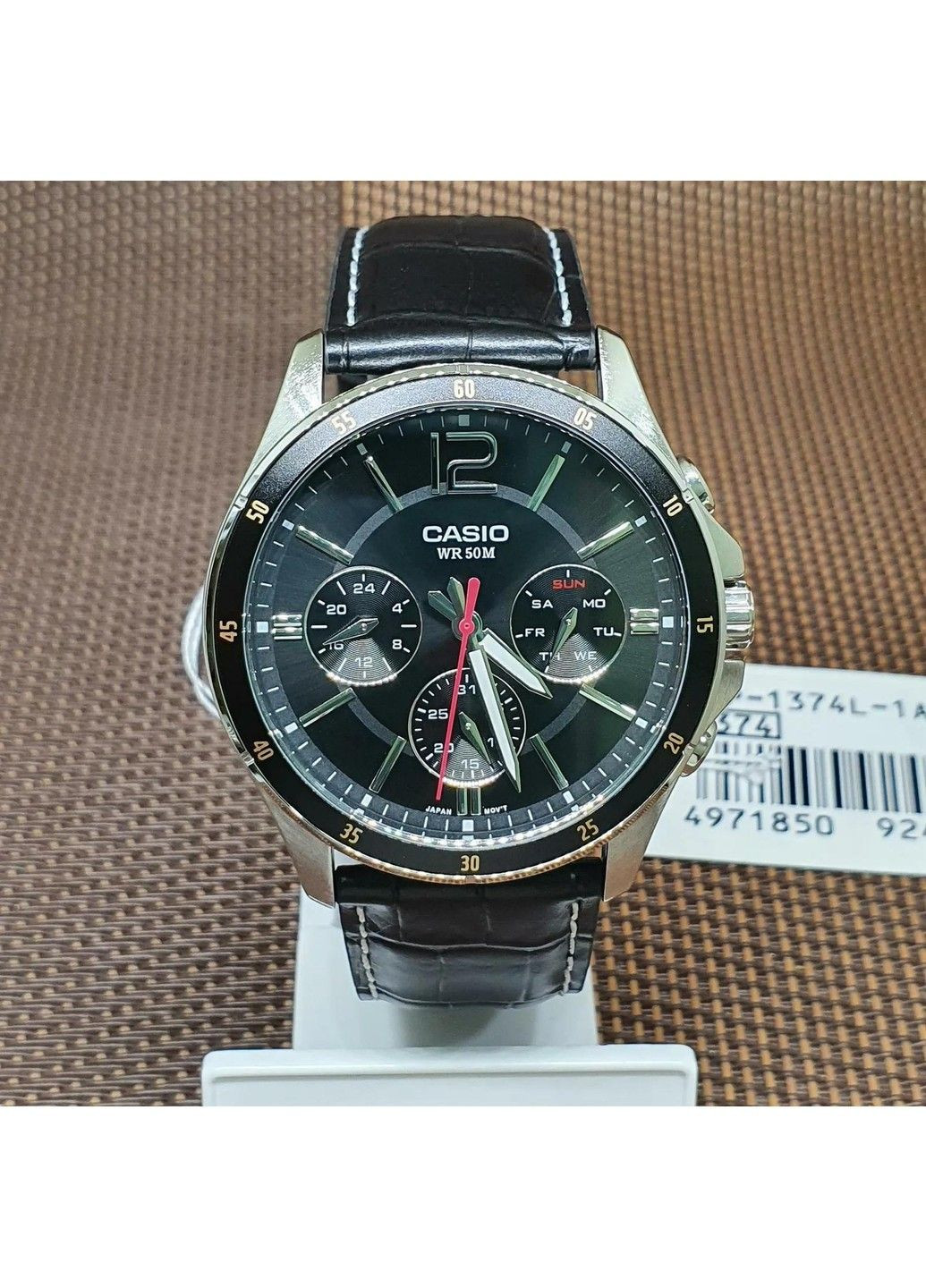 Мужские часы MTP-1374L-1AVDF Casio (363027206)