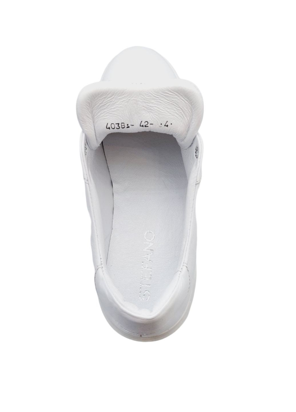 Белые всесезонные кроссовки Stefano