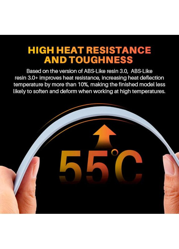 Фотополімерна смола ABS-like 3.0 plus 1 кг Beige (50.103.0209) Elegoo (361854383)