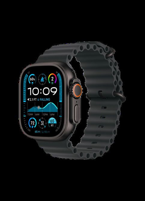 Смарт-часы Watch Ultra 2 49mm GPS + LTE Black Titanium Case with Black Ocean Band Apple (323615422)
