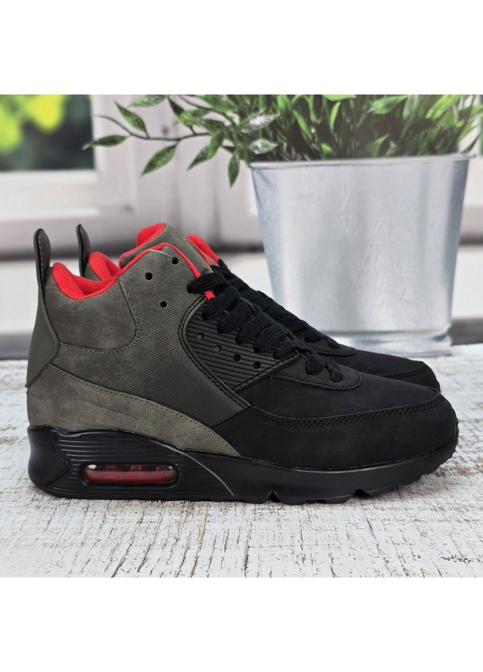 Серые повседневные зимние кроссовки зимние подростковые для мальчика Jomix