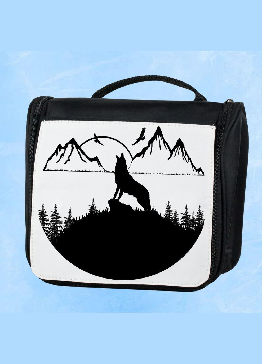 Дорожная сумка - органайзер для косметики несессер Кемпинг #23 Черная No Brand (318677625)