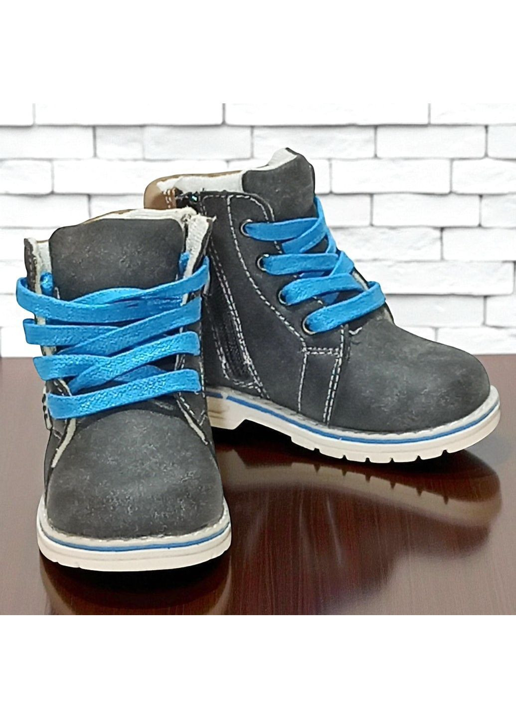 Утеплені демісезонні черевики осінні ортопедичні хайтопи для малюка на флісі Клібі Clibee (362378418)