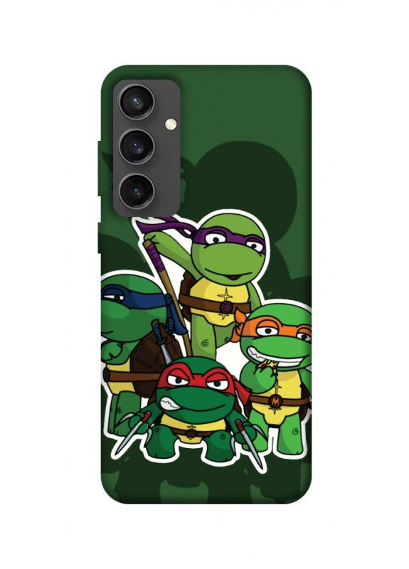 Чохол з принтом для Samsung Galaxy S24 FE / для самсунг галаксі С24 фе Green turtles No Brand (338612609)