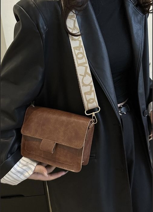 Женская сумка 5262 кросс-боди коричневая No Brand (296008244)