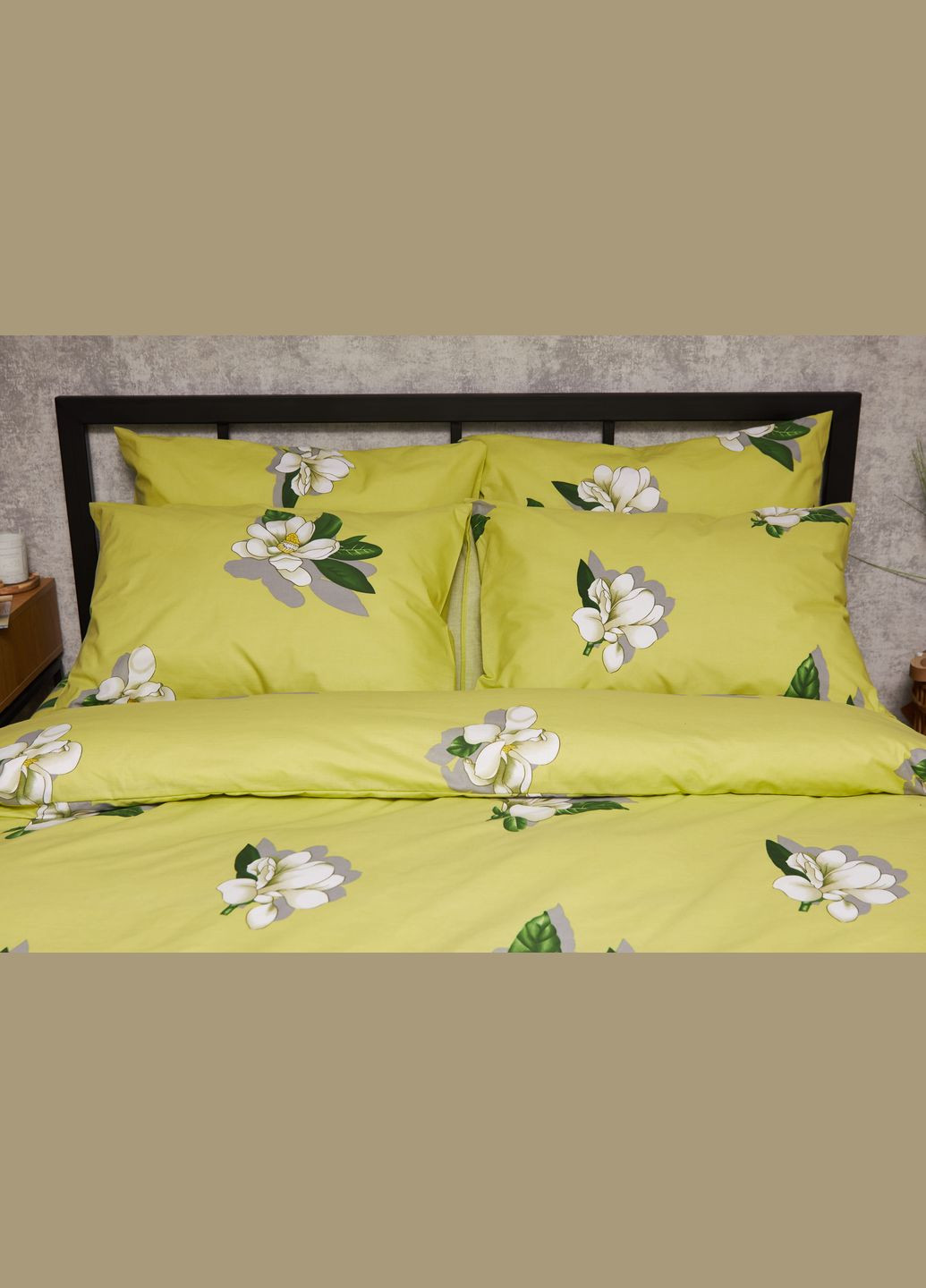 Комплект постільної білизни Бязь Gold Люкс «» євро 200х220 наволочки 4х50х70 (MS-820005508) Moon&Star Wisteria (296909926)