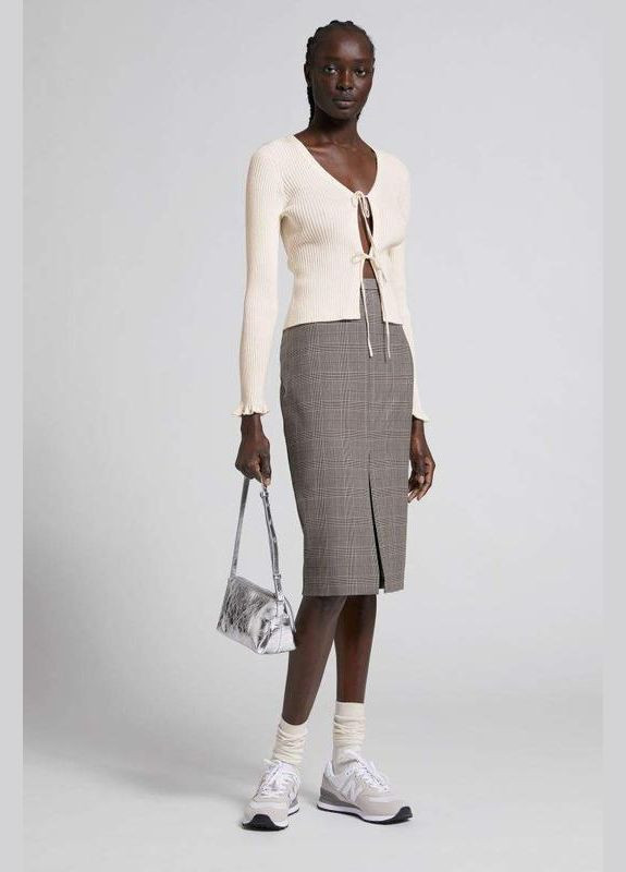 Базова кофта в рубчик кардиган трикотажна джемпер &other stories & Other Stories (332792203)