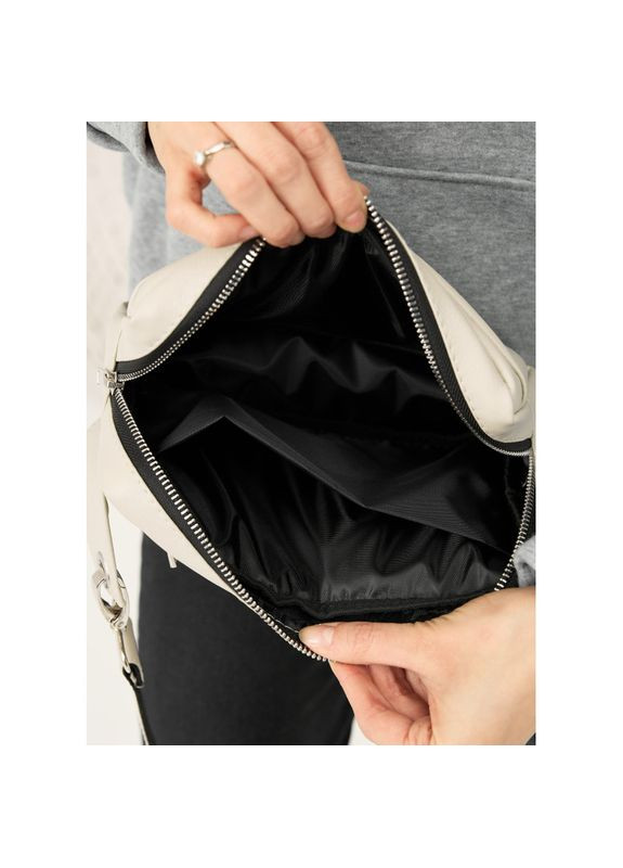 Женская сумка бананка Harvi серая Sambag (322870463)