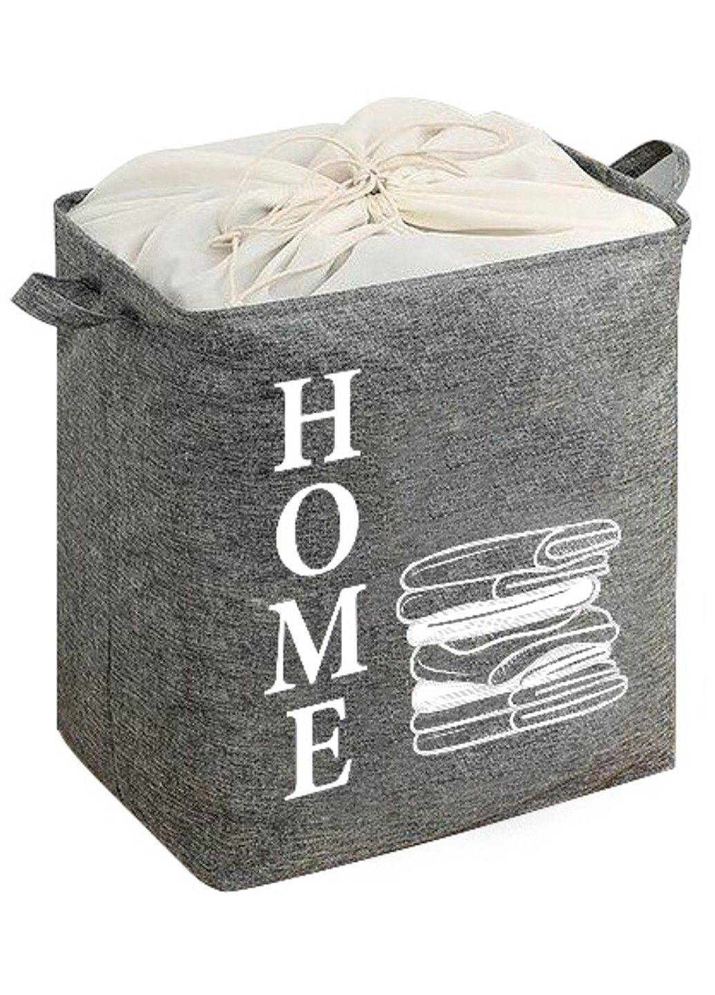 Корзина LY-02 квад. ткань. с/кр Sweet Home 40х50х50 см (LY-02 квад. ткань. с/кр Sweet Home) IDEA HOME (365275234)