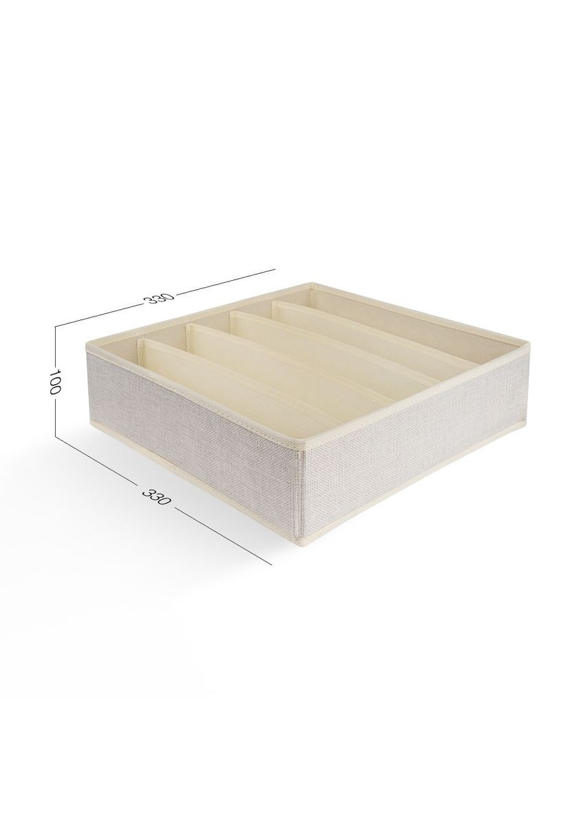 Органайзер для зберігання MVM на 5 секцій Кремовий (TH-09-05 CREAM) МВМ (365280878)