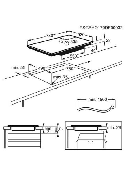 Варочная поверхность EIS8648 Electrolux (323043216)