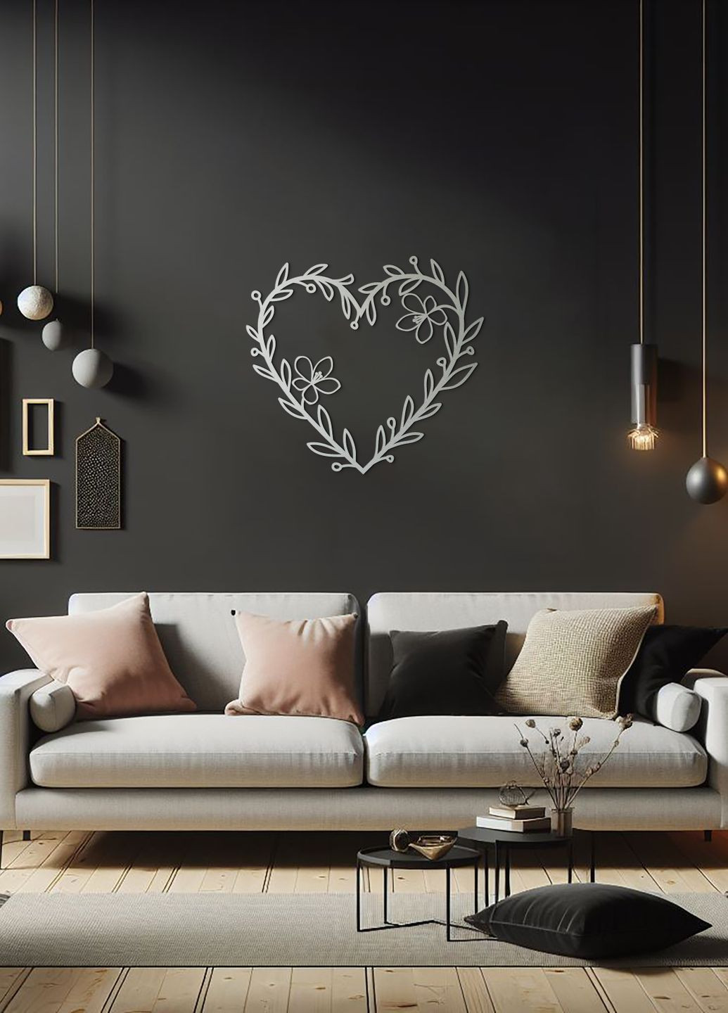 Деревянная картина на стену, декор в комнату "Влюбленность сердце", стиль минимализм 25х28 см Woodyard (292113571)