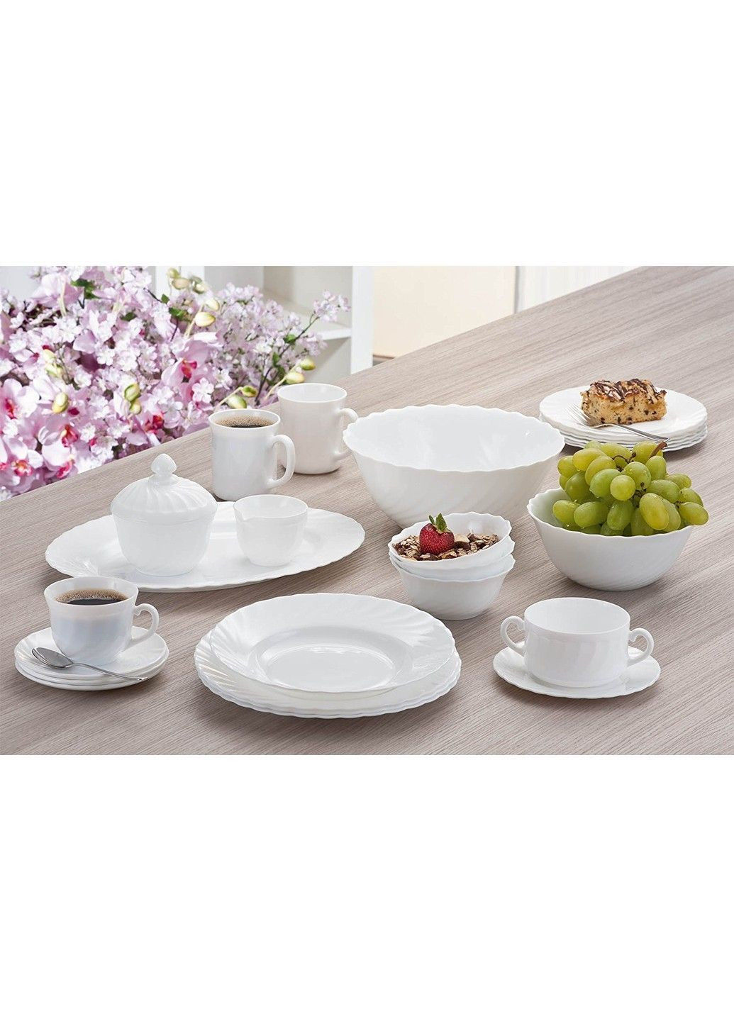 Тарілка TRIANON /24.5см/обід. (H3665) Luminarc (365276258)