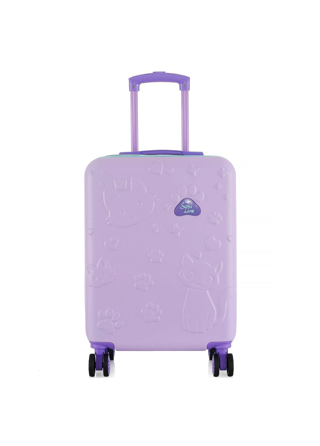 Валіза мала дитяча 20" (S) ABS-Plastic Light Violet/Blue (T5879-2) Semi Line (353302226)