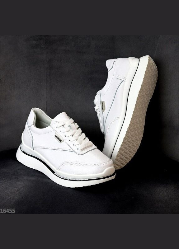 Кожаные женские кроссовки, кроссовки деми KDSL Tower белые демисезоны (315454456)