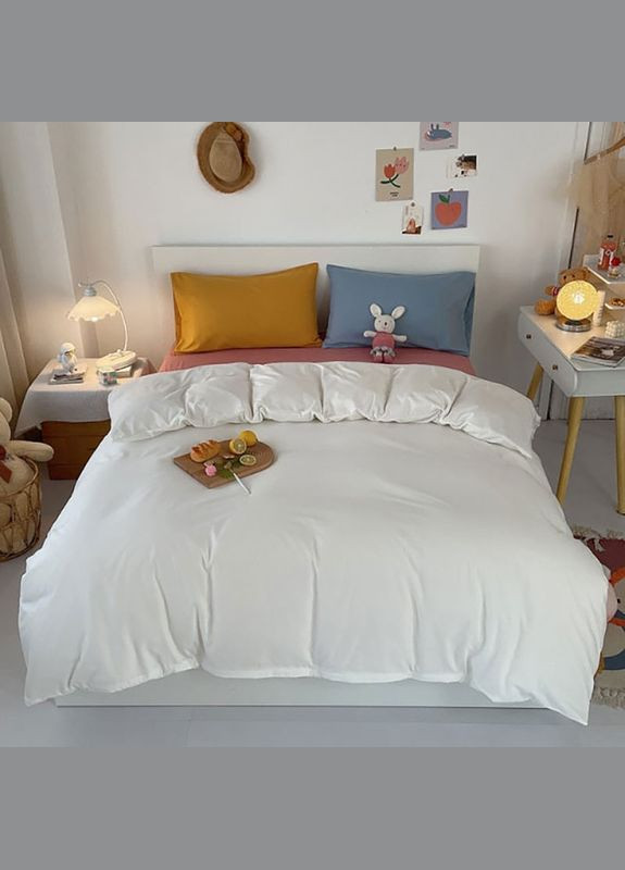 Постільна білизна COLORFUL № 7 Ранфорс Двоспальна на резинці MERISET (278254887)