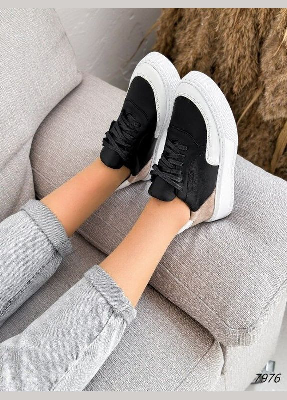 Шкіряні жіночі кросівки кеди, шкіряні кросівки Viscala Tissa комбіновані демісезони (316212999)