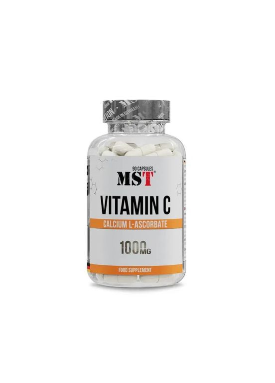 Витамин С 1000 мг с экстрактом шиповника Vitamin C + Rosehip, 100 таблеток MST (369609132)