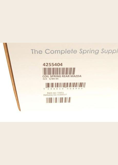 Пружина підвіски 4255404 Lesjofors (354760954)