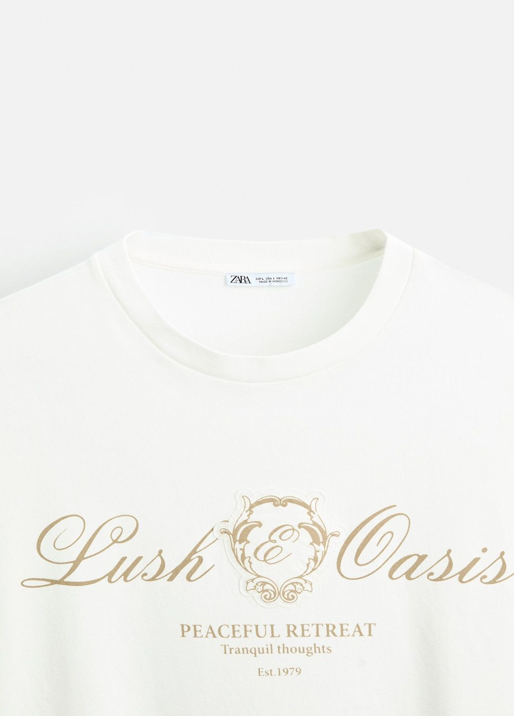 Белая футболка Zara