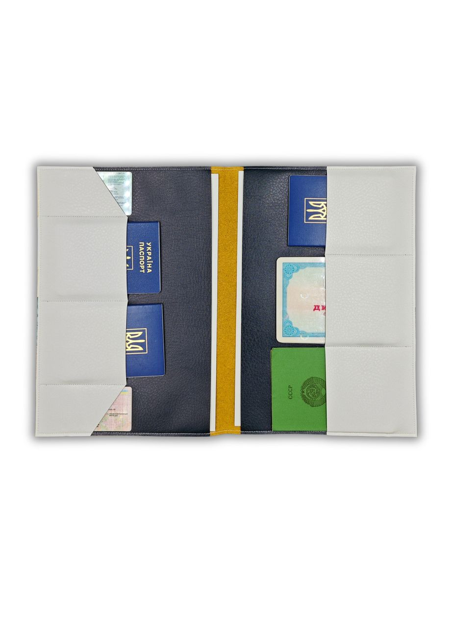 Документниця папка органайзер для документів А4 з принтом ромбики No Brand (323165909)