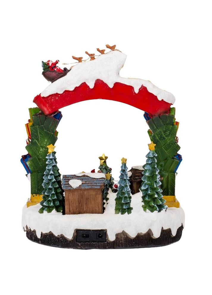 Карусель новорічна Місто подарунків 31 см ELISEY (366215055)