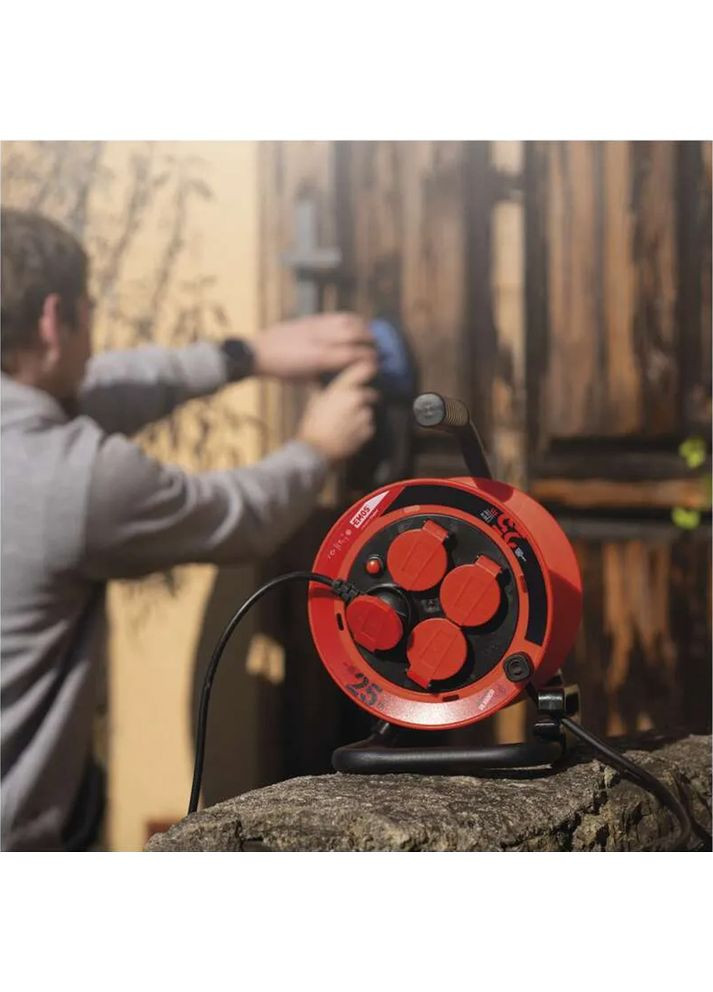 Удлинитель P082251 4 розетки 25 м Red Emos (363837306)