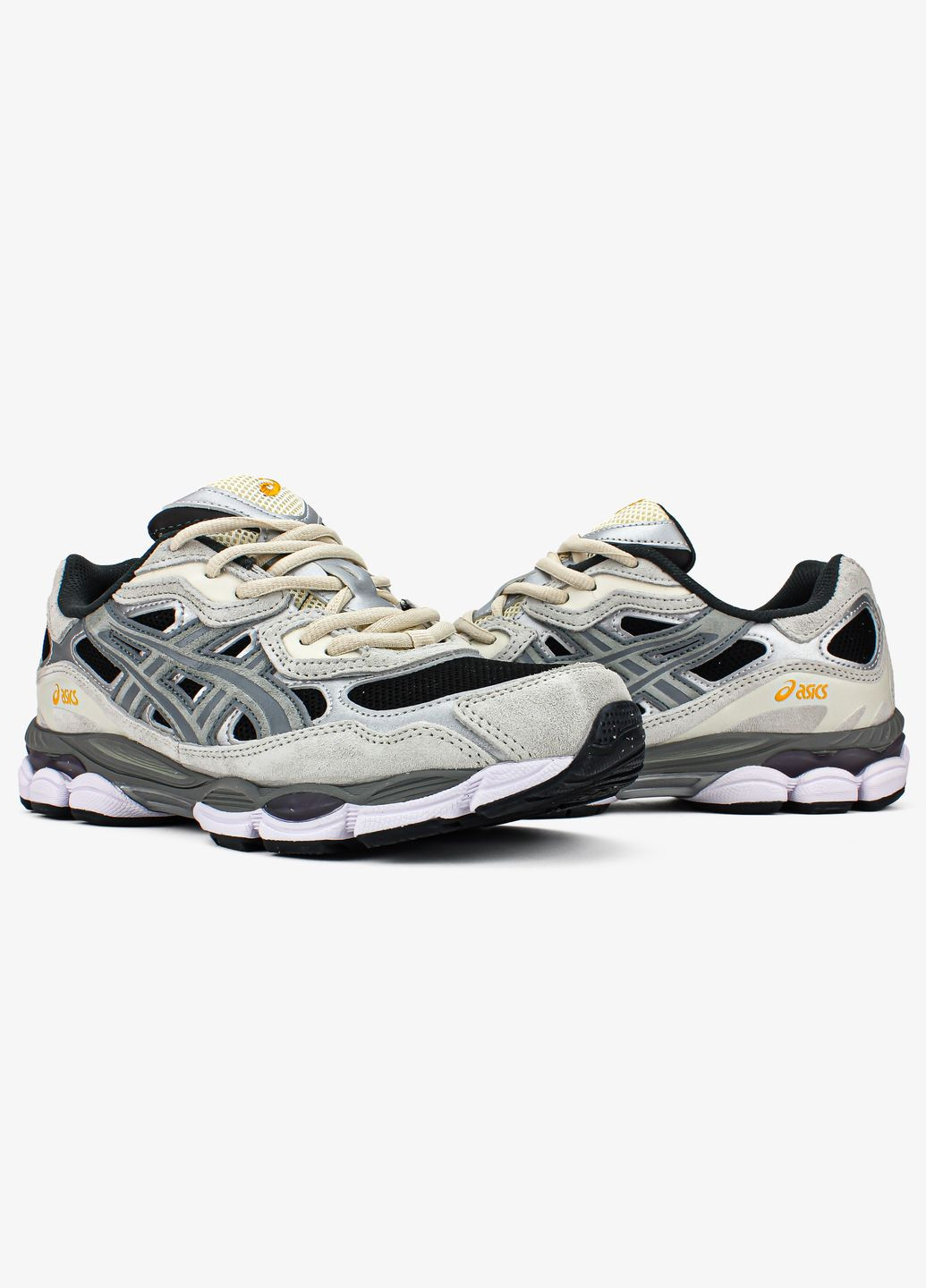 Кроссовки женские и мужские Asics Gel-NYC gray | Асикс Гель-НЮК серые No Brand серые всесезоны (313102794)