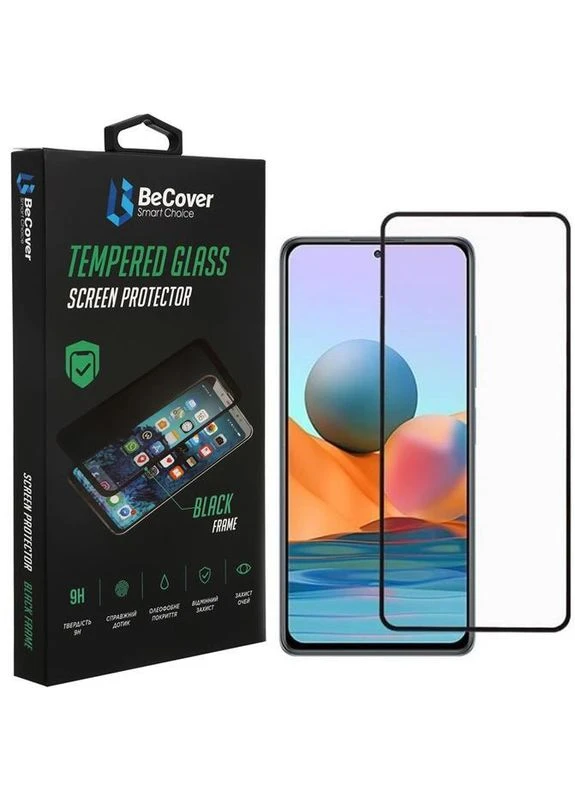 Защитное стекло для Xiaomi Poco M4 Pro 5G Black (707041) BeCover (332978482)
