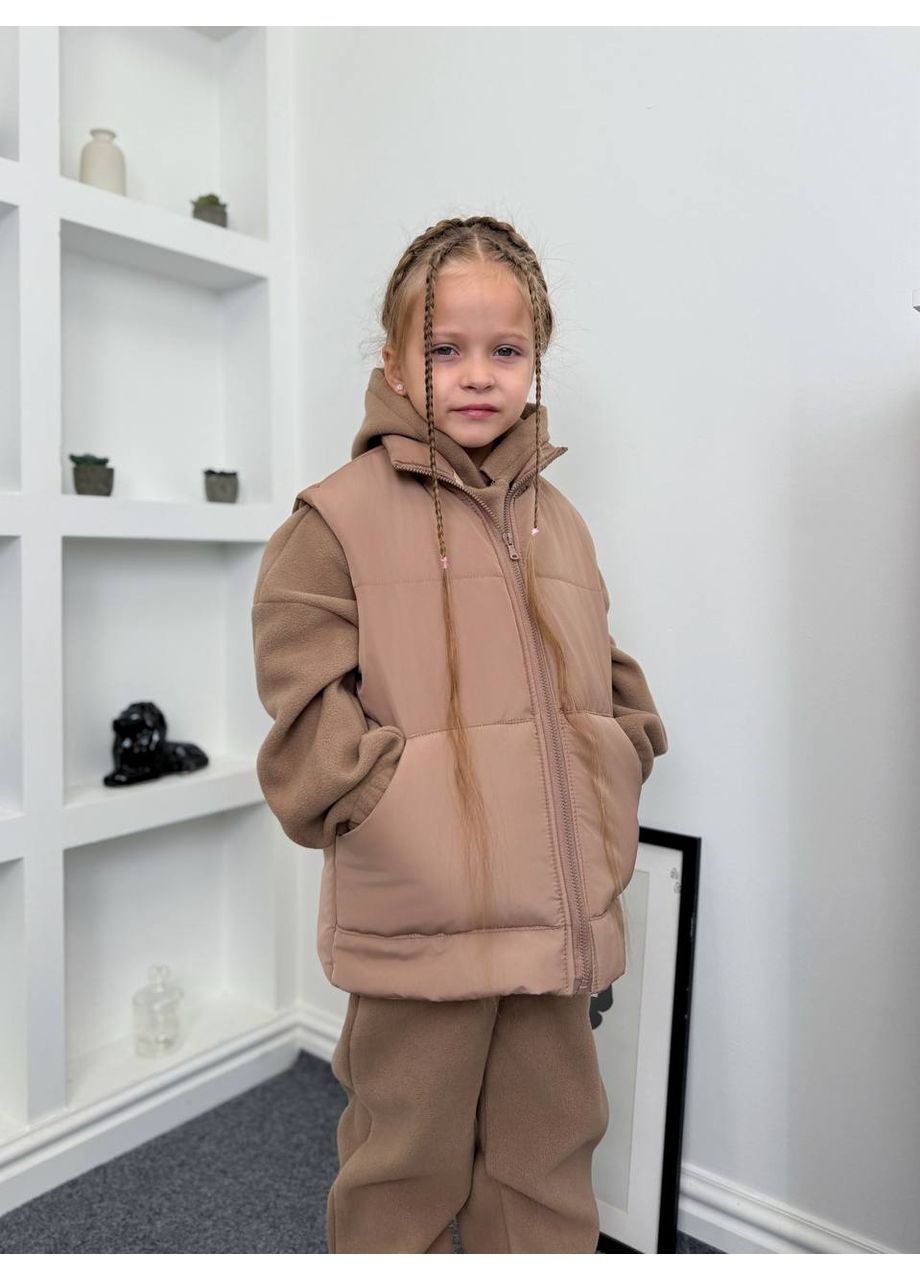 Жилетка 1833 дятяча плащівка Канада стьобана,силікон 150 Україна (368396687)