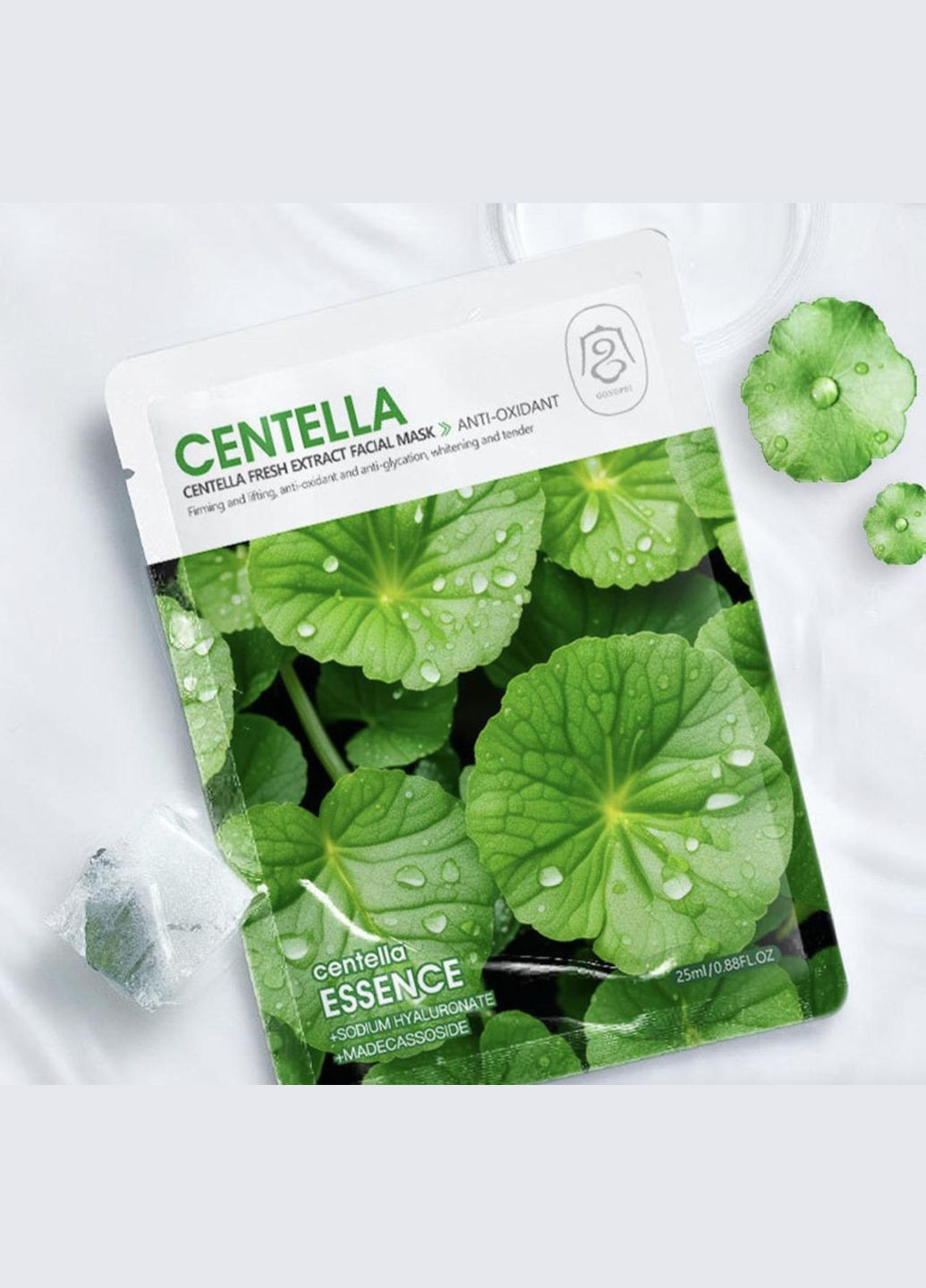 Маска для обличчя з екстрактом центелли Gong Pei Centella Fresh Extract Facial Mask 25 мл No Brand (335868425)