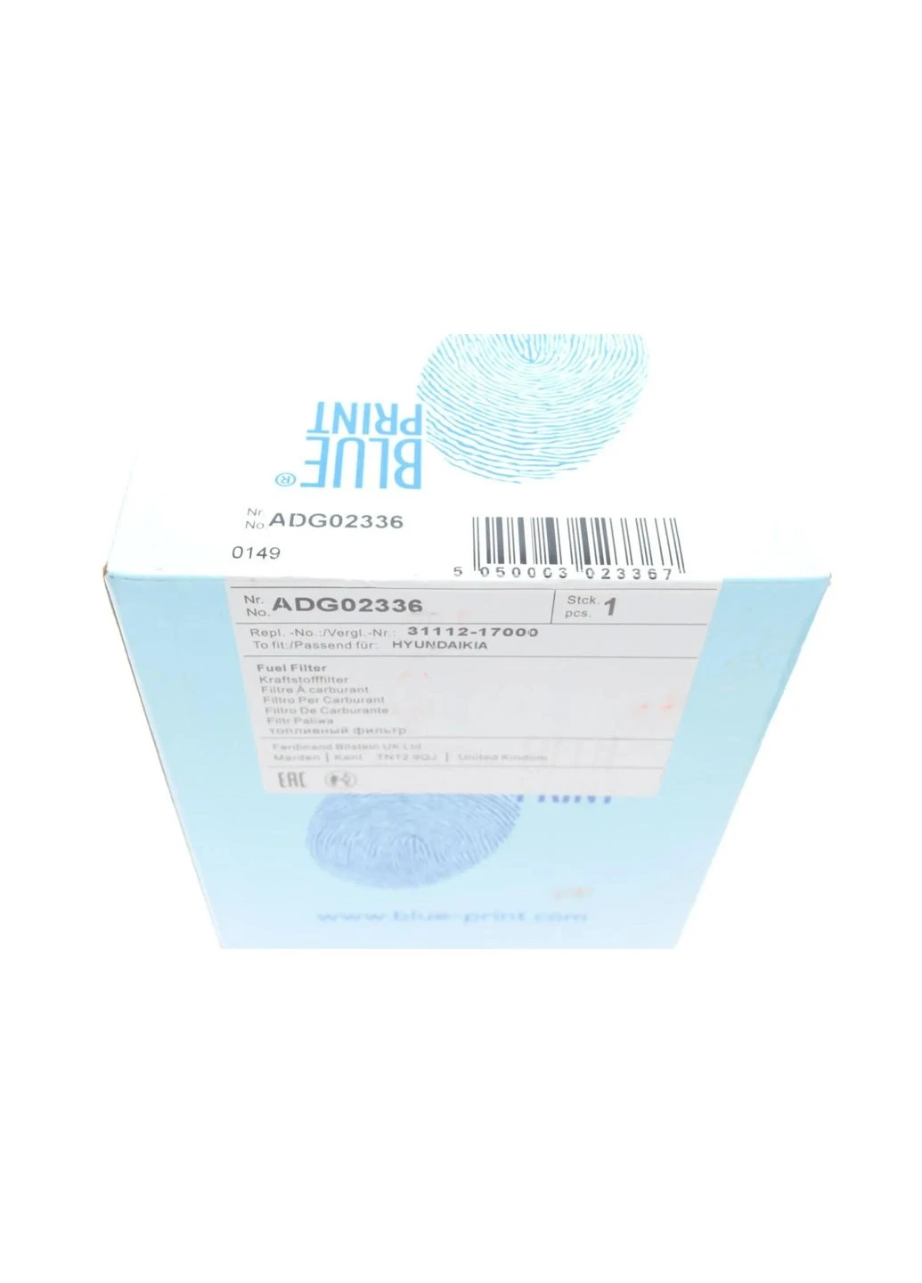 Фильтр топлива ADG02336 Blue Print (382468506)