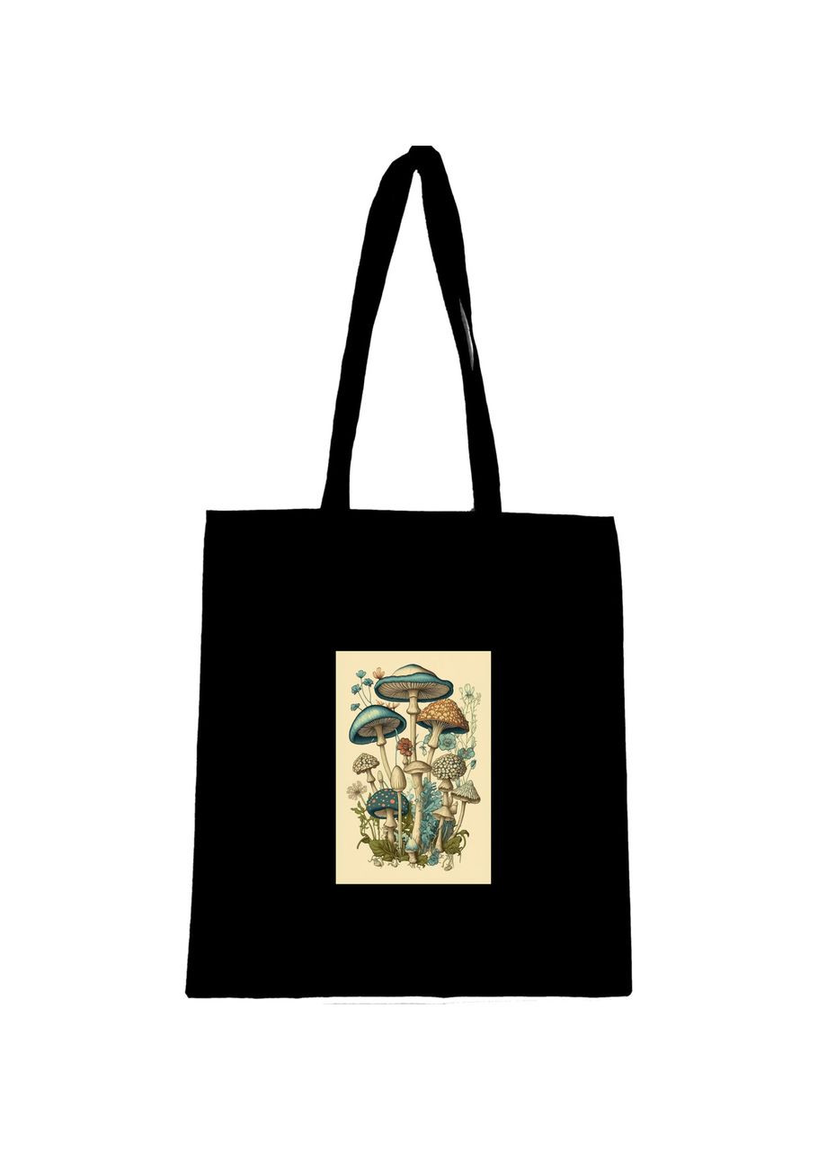 Эко сумка шопер сумка с принтом "Грибы" Handmade (292713504)