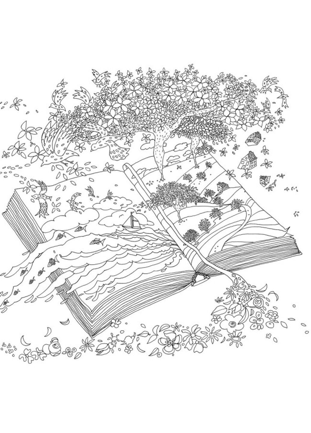 Книга раскраска Тайны живописных миров Ангелика Штубнер Жорж (302671098)