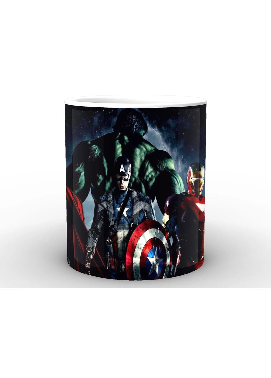 Кружка с принтом Капитан Америка Captain America Мстители CA.02.019 Кружка керамическая 0,33 GeekLand (378967111)