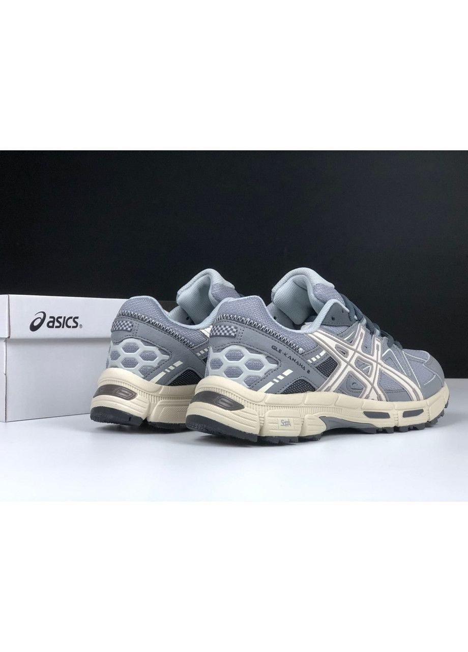 Бежеві Осінні сірі з бежевим зима-термо чоловічі кросівки No Brand