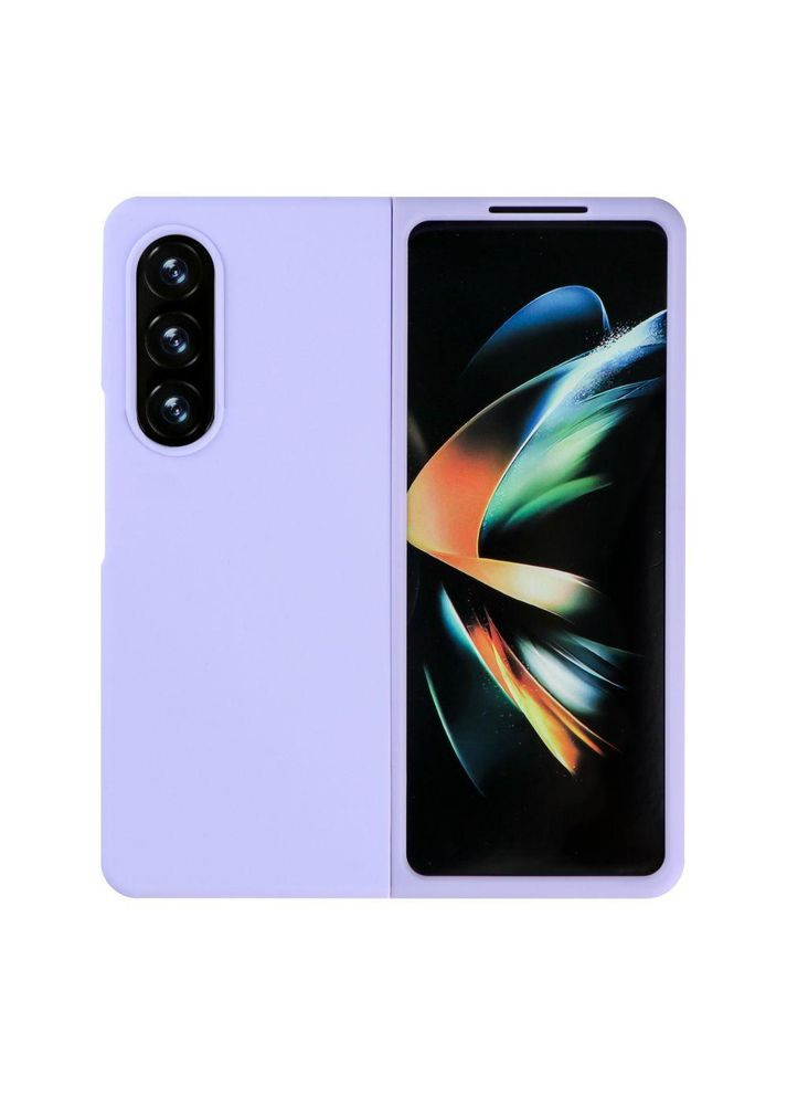 Чохол Folding Silicone для Samsung Galaxy Fold 4 (F936) Elegant Purple No Brand (335807467)